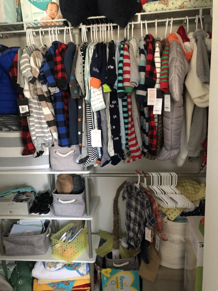 Baby Max has a lot of Clothes